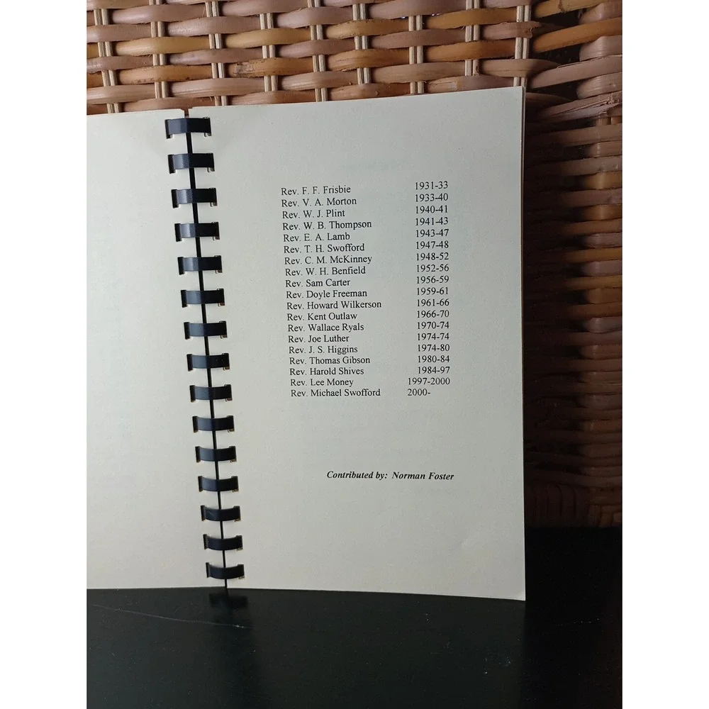 Pisgah United Methodist Church‎ Kernersville, NC Cookbook Spiral Vintage